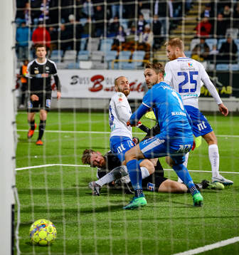Norrköpings Daniel Sjölund gör mål 3-2 i