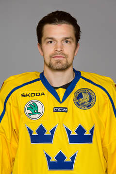 Anton Lander of Sweden poses for a portrait