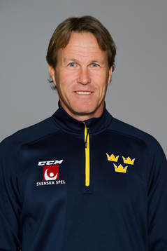 Assistant coach Johan Garpenlöv of Sweden poses for a