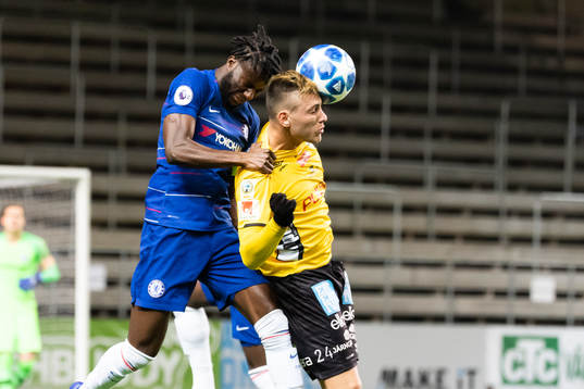 Chelseas Joseph Colley och Elfsborgs Alexsandar Ceganjac