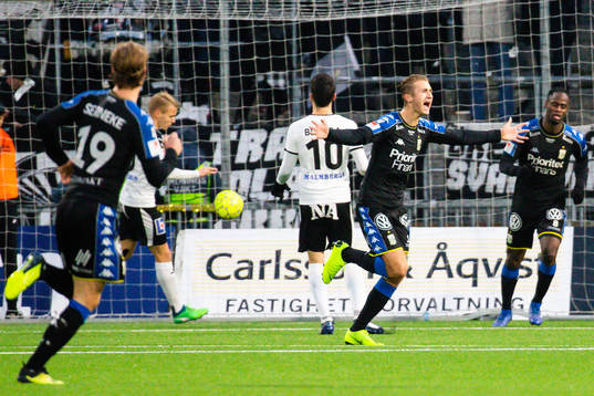 IFK Göteborgs Benjamin Nygren jublar