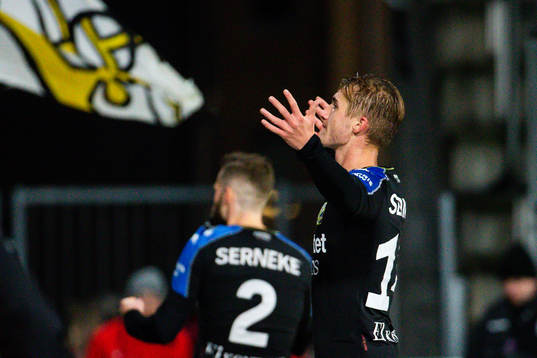 IFK Göteborgs Benjamin Nygren jublar