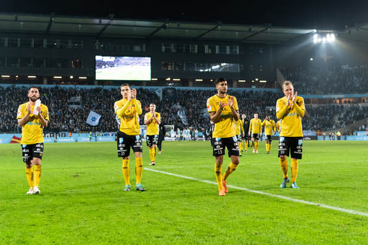 Elfsborgs spelare Frederik Holst, Arian Kabashi, Rami Kaib