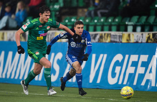 Dalkurds Robin Tranberg och Sundsvalls David Haro Iniesta