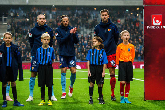 Djurgårdens Marcus Danielson, Jonas Olsson och målvakt