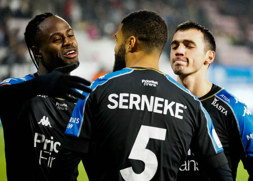 IFK Göteborgs Vajebah Kaliefah Sakor och Kristopher Da