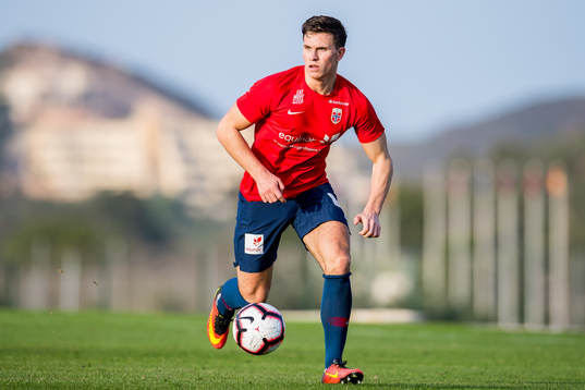 Andreas Hoven of Norway during a training session on November 13, 2018 in La Manga.
