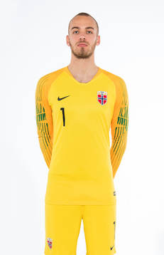 Goalkeeper Markus Olsen Pettersen of Norway poses for a portrait