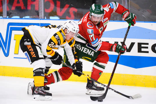 Skellefteås Andreas Wingerli och Frölundas Sebastian
