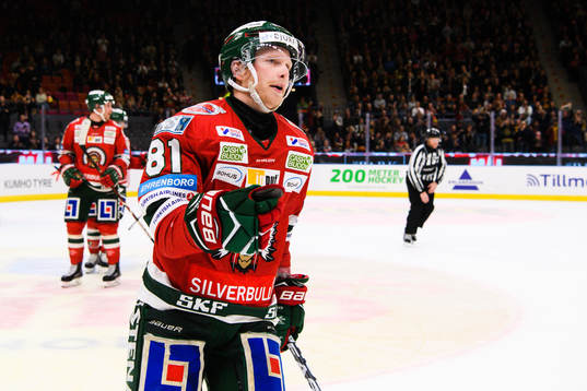 Frölundas Ryan Lasch jublar