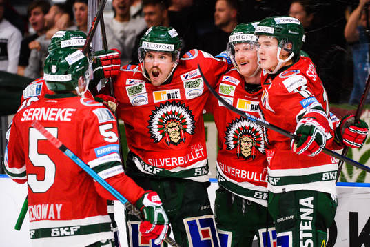 Frölundas Sebastian Stålberg, Simon Hjalmarsson och