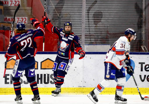 Linköpings Andrew Gordon jublar