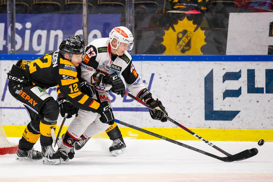 Malmö Redhawks Fredrik Händemark och Skellefteås Adam