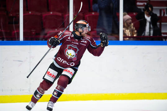 Malmö Redhawks Martin Janohls jublar