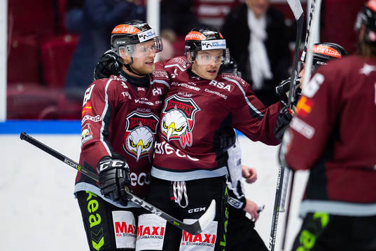 Malmö Redhawks Martin Janohls jublar