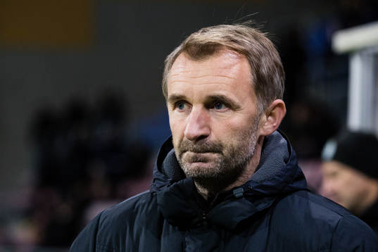 AFC Eskilstunas tränare Nemanja Miljanovic innan