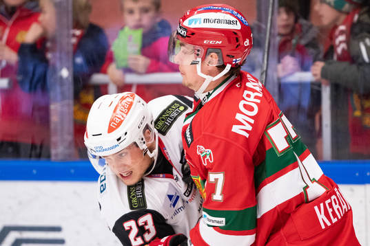 Malmö Redhawks Christoffer Forsberg och Moras Michael