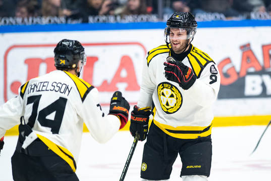 Brynäs Niclas Andersén jublar