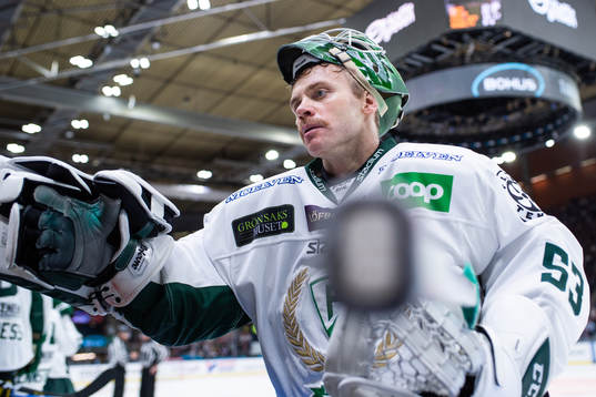 Färjestads målvakt Markus Svensson