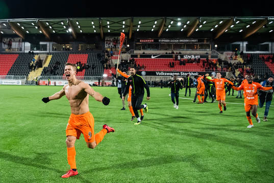 AFC Eskilstunas Bajram Ajeti jublar