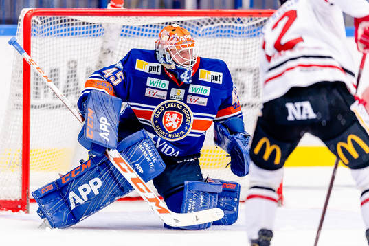 Växjös målvakt Viktor Andrén