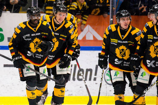 Skellefteås Edwin Hedberg jublar