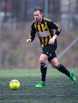 IFK Hässleholms Mattias Jönsson i träningsmatchen mellan IFK Hässleholm och Åstorp i Hässleholm 1 december 2018.  