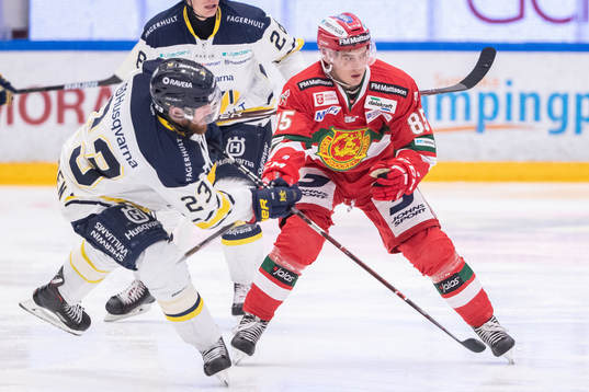 s Robin Figren och Moras Michael Haga