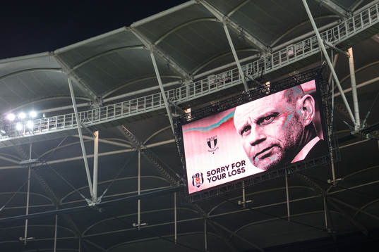 Håkan Jeppsson, chairman of Malmö FF that passed away a week ago is seen