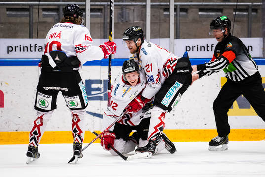 Vita Hästens Marcus Fornell, Simon Krekula och Arvid