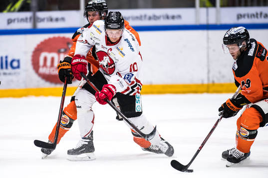 Vita Hästens Jesper Samuelsson  och Karlskronas Niklas