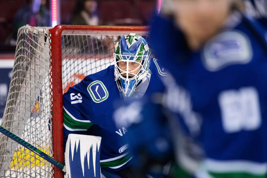 Anders Nilsson of Vancouver Canucks