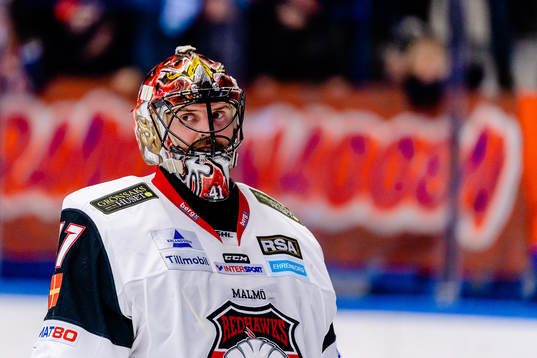 Malmö Redhawks målvakt Cristopher Nihlstorp