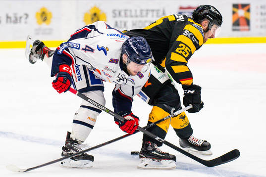 Linköpings Chad Billins och Skellefteås Albin Lundin