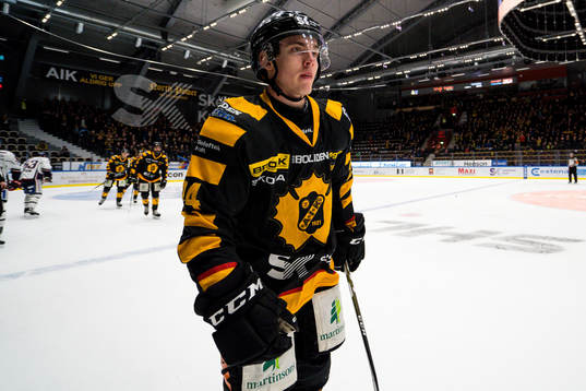 Skellefteås Andreas Wingerli jublar