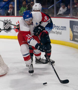 Martin Kaut #16 of the Czech Republic makes a pass while