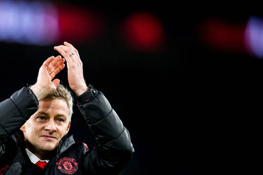 Ole Gunnar Solskjær, manager of Manchester United,