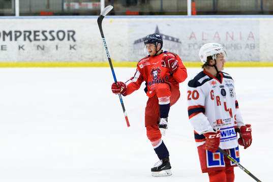 Hanhals Mattias Elfström jublar