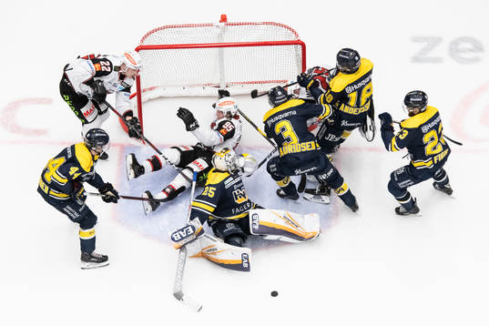 Malmö Redhawks Lars Bryggman och Carl Persson