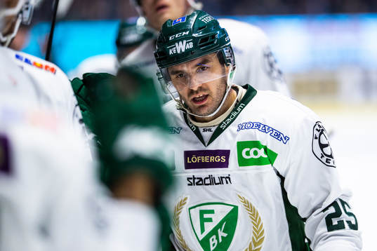 Färjestads Martin Johansson jublar