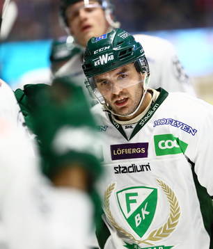 Färjestads Martin Johansson jublar