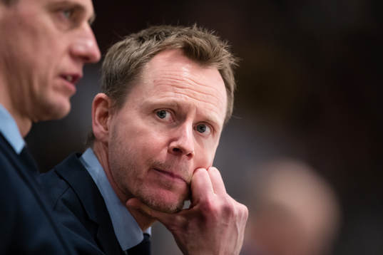 Djurgårdens tränare Robert Ohlsson och assisterande