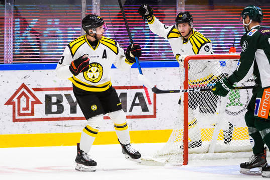 Brynäs Ryan Gunderson jublar
