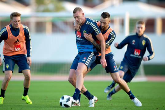 Sweden's Robin Jansson and Alexander Milosevic