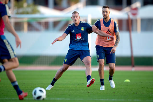 Sweden's Robin Jansson and Alexander Milosevic