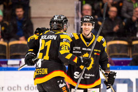 Skellefteås Jimmie Ericsson , Linus Lindström och Bud