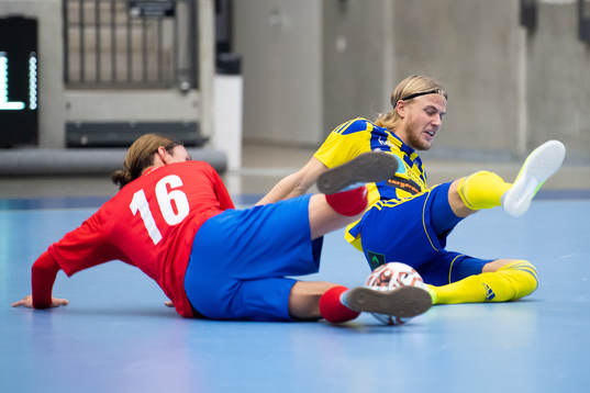 Helsingborgs Filip Sjöberg och Eskilsminnes Oliver Åkerman