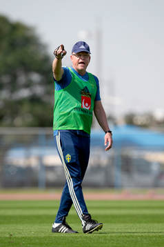 Sweden's head coach Janne Andersson