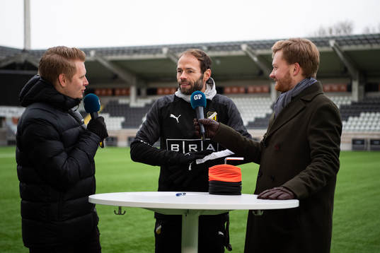 Göteborgs Postens reportrar Linus Pettersson och Alexander