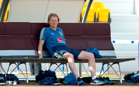 Sweden's national team manager Stefan Pettersson